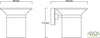 Porta Bicchiere Spazzolini Bagno In Abs Cromato Serie Plaisir Design Moderno Porta Spazzolini Da Parete Made In Italy