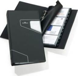 Porta biglietti da visita Visifix Pro - ad anelli - 200 posti - 14 5x25 5cm - antracite - Durable Cancelleria e prodotti per ufficio/Archivio ufficio e accessori per scrivania/Accessori da scrivania e archiviazione/Porta biglietti da visita Eurocartuccia - Pavullo, Commerciovirtuoso.it