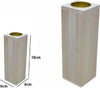 Porta Candela Base Portacandela Lumini In Legno Naturale 18cm Decorazione 53738a Casa e cucina/Decorazioni per interni/Candele e portacandele/Portacandele/Portacandele a colonna Trade Shop italia - Napoli, Commerciovirtuoso.it