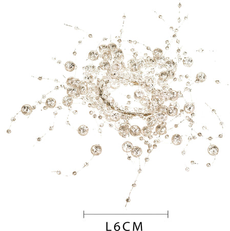 Porta candela con perle per arredamento Natalizio Ø 9 cm da Tavola Casa e cucina/Decorazioni per interni/Candele e portacandele/Candele/Candele a colonna MagiediNatale.it - Altamura, Commerciovirtuoso.it