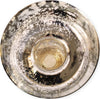 Porta Candela In Vetro Lucilla Trasparente Con Finiture Dorate Porta Candele Elegante Altezza 23 Cm Diametro Max 15 Cm Casa e cucina/Decorazioni per interni/Candele e portacandele/Portacandele/Porta candele votive Ideart - Valdilana, Commerciovirtuoso.it
