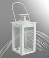 Porta-Candela-Lanterna-Bianca-Vetro-Metallo-Bomboniera-Matrimonio-Camino-87360