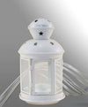 Porta-Candela-Lumino-Lanterna-Bianca-Metallo-Bomboniera-Matrimonio-Stelle-30667
