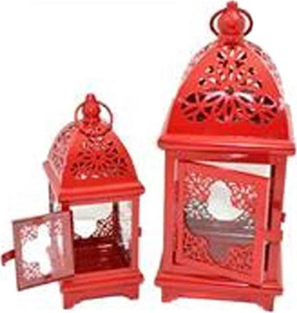 Porta Candela Natalizia Set 2 Pezzi Tealight Forma Lampada Rosso 34cm E 23cm Casa, arredamento e bricolage > Prodotti per Feste > Prodotti Natalizi Trade Shop italia - Napoli, Commerciovirtuoso.it