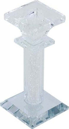 Porta-Candela-Vetro-Diamanti-Candeliere-Idea-Regalo-Bomboniera-Cristallo-6x6x13