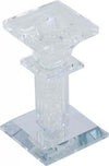 Porta Candela Vetro Diamanti Candeliere Idea Regalo Bomboniera Cristallo 6x6x15.5 Casa e cucina/Decorazioni per interni/Candele e portacandele/Portacandele/Portacandele a colonna Trade Shop italia - Napoli, Commerciovirtuoso.it