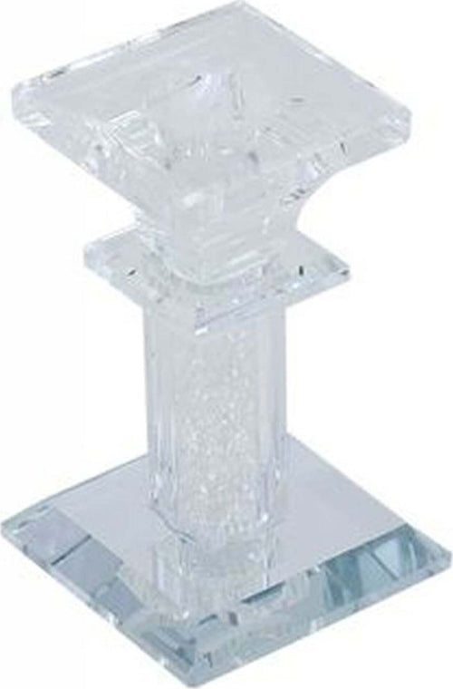 Porta Candela Vetro Diamanti Candeliere Idea Regalo Bomboniera Cristallo 6x6x15.5 Casa e cucina/Decorazioni per interni/Candele e portacandele/Portacandele/Portacandele a colonna Trade Shop italia - Napoli, Commerciovirtuoso.it