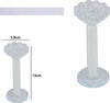 Porta Candela Vetro Perle Candeliere Idea Regalo Bomboniera Cristallo 14x5.8 Cm Casa e cucina/Decorazioni per interni/Candele e portacandele/Portacandele/Portacandele a colonna Trade Shop italia - Napoli, Commerciovirtuoso.it