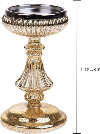 Porta Candele a calice luminoso in vetro con 8 led decorazione natalizia Casa e cucina/Decorazioni per interni/Candele e portacandele/Candele/Candele a colonna MagiediNatale.it - Altamura, Commerciovirtuoso.it