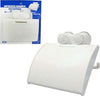 Porta-Carta-Igienica-Accessorio-Bagno-Con-Attacco-A-Ventosa-Bianco