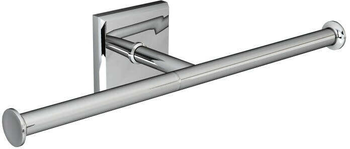Porta Carta Igienica Doppio Cromato Da Parete Porta Rotolo Doppio Abs Cromato Serie Mia Porta Carta Igienica Bagno Made In Italy