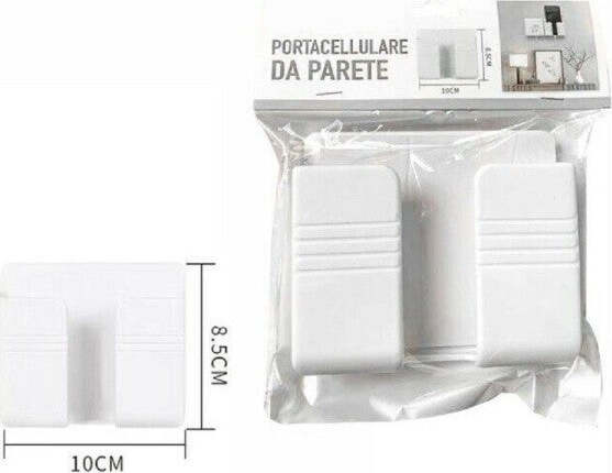 Porta-Cellulare-Smartphone-Da-Parete-Muro-Tasca-Supporto-Stand-10-X-8.5-Cm-70209