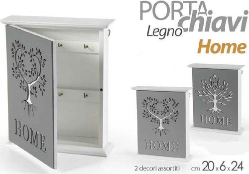 Porta Chiavi Parete 20x6x24cm Legno Decoro Home Moderno Decori Assortiti 818585 Casa e cucina/Arredamento/Ingresso/Portachiavi da parete Trade Shop italia - Napoli, Commerciovirtuoso.it