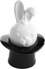 Porta clip in ceramica cappello del mago con coniglietto Casa e cucina/Organizzazione interni/Contenitori e barattoli da cucina/Portaoggetti e supporti/Porta spezie Led Mall Home - Napoli, Commerciovirtuoso.it