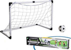 Porta-Da-Calcio-Con-Pallone-Da-Gioco-Allenamento-Rigori-128-X-66-X-52-Cm-Sport