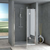 Porta-doccia-battente-80-cm-cristallo-temprato-trasparente-8mm-PURA