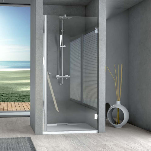 Porta-doccia-battente-90cm-cristallo-temprato-trasparente-8mm-GEMMA