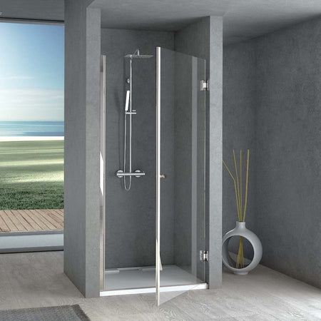 Porta-doccia-battente-90cm-cristallo-temprato-trasparente-8mm-GEMMA