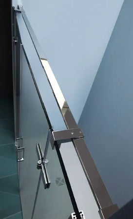 Porta Doccia Doppia Battente Anticalcare 8mm Infinity H200 - Shopbagno.it