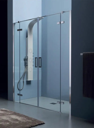 Porta Doccia Doppia Battente Anticalcare 8mm Infinity H200 - Shopbagno.it