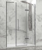 Porta Doccia Battente H200 Anticalcare Trasparente 8mm