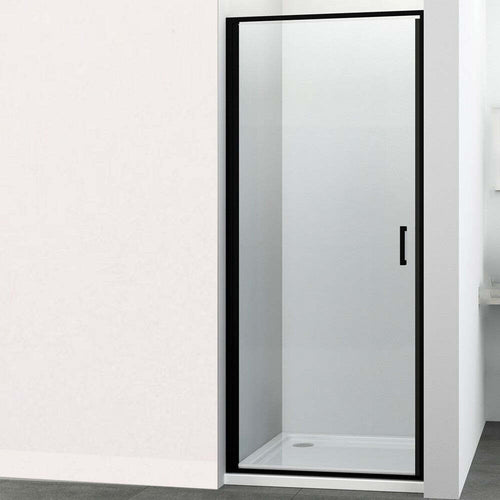 Porta Doccia Battente Swing per Box Nicchia Black Profilo Nero Cristallo 6 mm Fai da te/Attrezzature per cucine e bagni/Attrezzature per bagni/Docce e componenti doccia/Box doccia Ogomondo - Martina Franca, Commerciovirtuoso.it