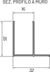 Porta-Doccia-Battente-Trasparente-6mm-Anticalcare-profilo-nero-opaco-EUTHALIA