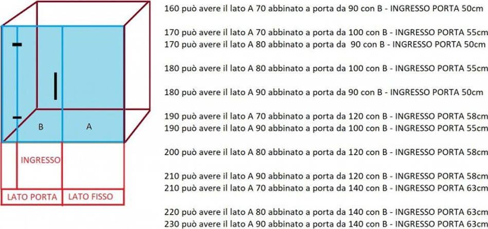 Porta-Doccia-Battente-Trasparente-Anticalcare-8mm-H195-Extra-Large