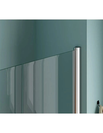 Porta Doccia H190cm Anta a Libro 6mm Apertura Interna/Esterna