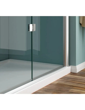 Porta Doccia H190cm Anta a Libro 6mm Apertura Interna/Esterna