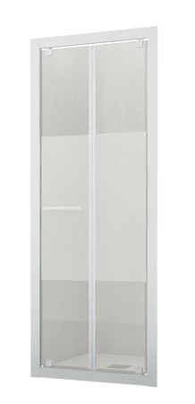 Porta Doccia Pieghevole 6mm Trasparente H200cm Anticalcare