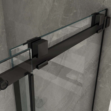 Porta-Doccia-scorrevole-trasparente-8mm-da-120cm-con-profilo-nero-h195-STAR