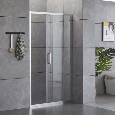 Porta-Doccia-Scorrevole-Trasparente-Anticalcare-6mm-H190cm-Rubino