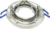 Porta-Faretto-A-Incasso-Orientabile-.-Portafaretto-Supporto-Tondo-P12-Silver-Opaco-Universo
