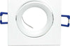 Porta-Faretto-A-Incasso-Supporto-.-Quadrato-Portafaretto-Gu10-P20-Bianco--Universo
