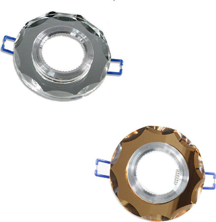 Porta Faretto Ad Incasso In Vetro Effetto Specchio Supporto Faretti Gu10 P6 Casa, arredamento e bricolage > Illuminazione da interno > Portafaretti Trade Shop italia - Napoli, Commerciovirtuoso.it