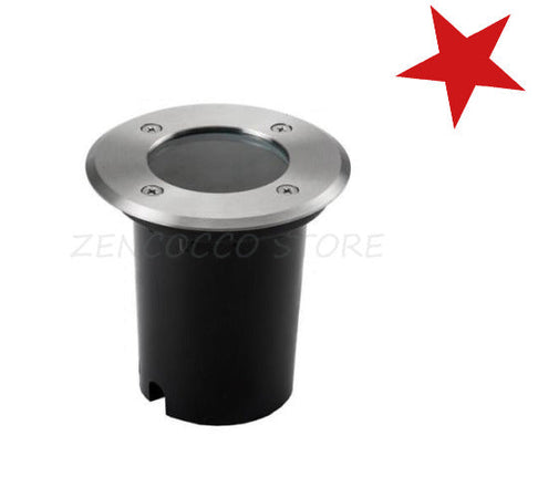 PORTA-FARETTO-CARRABILE-GU10-INCASSO-CALPESTABILE-Segnapasso-LAMPADA-SOSTITUIBILE-7W-IP66