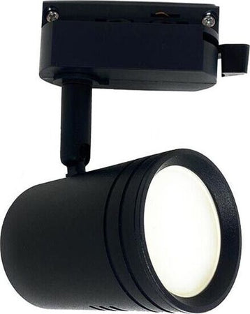 Porta-Faretto-Da-Binario-Con-Attacco-Gu10-Faro-Orientabile-Per-Soffitto-Nero-P26-n-Universo