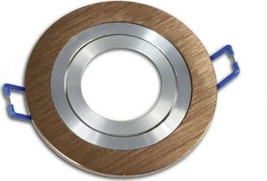 Porta Faretto Da Incasso Per Faretto Rotondo Acciaio Orientabile Portalampada P2 Illuminazione/Illuminazione per interni/Luci da incasso Trade Shop italia - Napoli, Commerciovirtuoso.it