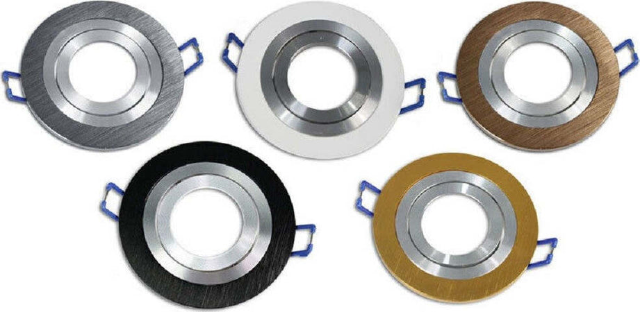 Porta Faretto Da Incasso Per Faretto Rotondo Acciaio Orientabile Portalampada P2 Casa, arredamento e bricolage > Illuminazione da interno > Portafaretti Trade Shop italia - Napoli, Commerciovirtuoso.it