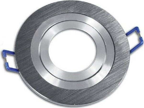 Porta Faretto Da Incasso Per Faretto Rotondo Acciaio Orientabile Portalampada P2 Casa, arredamento e bricolage > Illuminazione da interno > Portafaretti Trade Shop italia - Napoli, Commerciovirtuoso.it