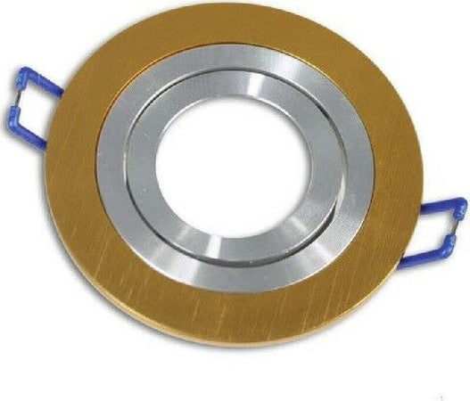 Porta Faretto Da Incasso Per Faretto Rotondo Acciaio Orientabile Portalampada P2 Casa, arredamento e bricolage > Illuminazione da interno > Portafaretti Trade Shop italia - Napoli, Commerciovirtuoso.it