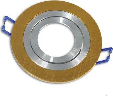 Porta Faretto Da Incasso Per Faretto Rotondo Acciaio Orientabile Portalampada P2 Illuminazione/Illuminazione per interni/Luci da incasso Trade Shop italia - Napoli, Commerciovirtuoso.it