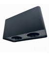Porta Faretto Doppio Orientabile Da Soffitto Nero Per Faretto Gu10 Gu5.3 P34-n2