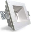 PORTA FARETTO FISSO IN GESSO AD INCASSO PER LAMPADINE GU10 LED QUADRATO 12X12 CM  Trade Shop italia - Napoli, Commerciovirtuoso.it