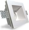 PORTA FARETTO FISSO IN GESSO AD INCASSO PER LAMPADINE GU10 LED QUADRATO 12X12 CM  Trade Shop italia - Napoli, Commerciovirtuoso.it
