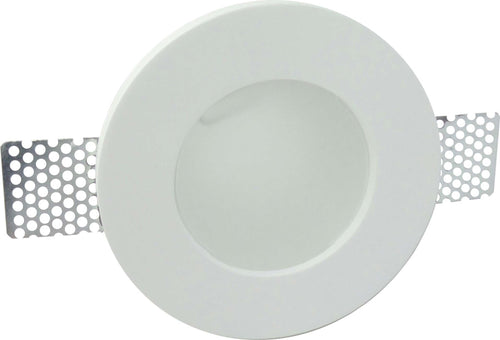 PORTA FARETTO FISSO IN GESSO DA INCASSO PER LAMPADE GU10 A LED TONDO CON VETRO  Trade Shop italia - Napoli, Commerciovirtuoso.it