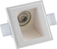 PORTA FARETTO GESSO INCASSO SCOMPARSA 12x12CM QUADRATO LED LUCI CONTROSOFFITTO  Trade Shop italia - Napoli, Commerciovirtuoso.it