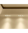 Porta Faretto In Gesso A Scomparsa 3 Led Fori Da Incasso Soffitto Verniciabile