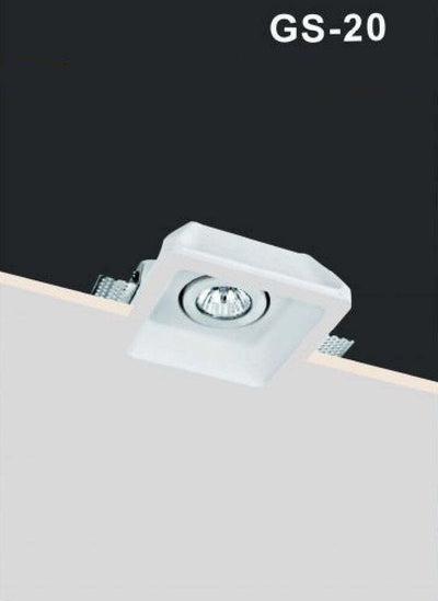 Porta Faretto In Gesso Orientabile Da Incasso Verniciabile Quadrato Gu10 Gs-20 Casa, arredamento e bricolage > Illuminazione da interno > Portafaretti Trade Shop italia - Napoli, Commerciovirtuoso.it